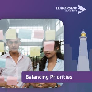 Balancing Priorities leadership course banner