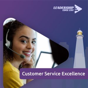 Customer Service Excellence training image emphasizing service leadership