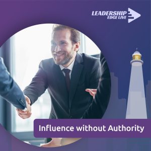 Influence Without Authority course visual for persuasive leadership