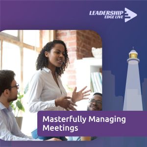 Leadership course on running efficient and productive meetings