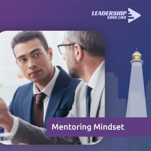 Mentoring Mindset course visual for leaders guiding team growth